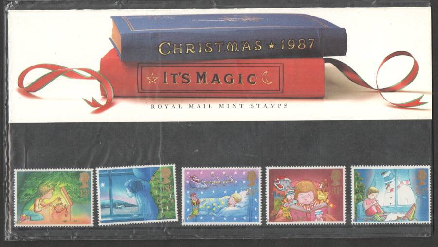 (image for) 1987 Christmas Royal Mail Presentation Pack 185 - Click Image to Close